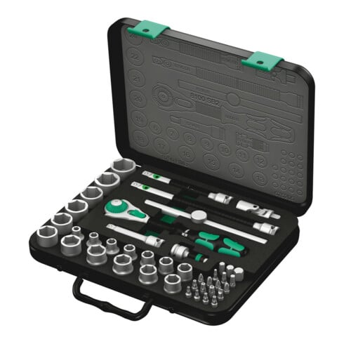Wera Cricchetto in set 8100 SB 2 Zyklop, attacco 3/8"