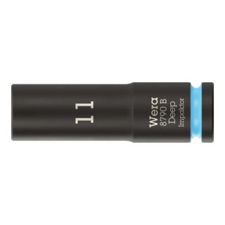 Wera Douille longue 3/8" 11 mm Kraft-