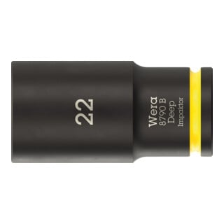 Wera Douille longue 3/8" 22 mm Kraft-
