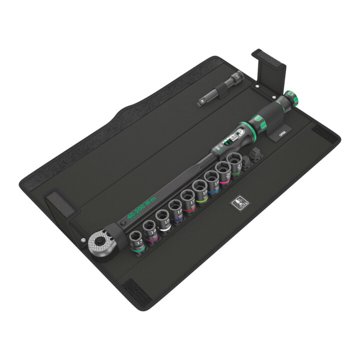 Wera Drehmomentschlüssel-Satz Click-Torque 11-teilig 40-200Nm 1/2" Betonverschraubung