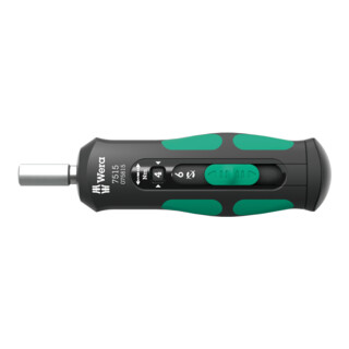 Wera Drehmomentschraubendreher 7515 Kraftform Safe-Torque Speed, 2-6 Nm, 1/4" x 2,0 Nm x 3,0 Nm x 4,0 Nm x 5,0 Nm x 6,0 