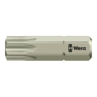 WERA Embout, 1/4 pouce, pour TX Acier inoxydable «Stainless» TX40