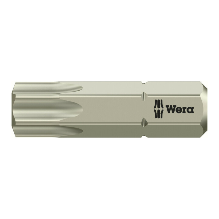 WERA Embout, 1/4 pouce, pour TX Acier inoxydable «Stainless» TX40