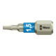 WERA Embout 6 pans, 1/4 pouce avec profil Hex-Plus, acier inoxydable «Stainless» 1,5 mm