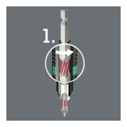 Wera Embout BiTorsion 1/4" DIN 3126 C6,3 T40x25mm