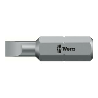 Wera Embout dur 1/4" DIN 3126 C6,3 Fente 3x0,5x25mm