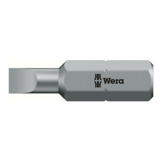 Wera Embout dur 1/4" DIN 3126 C6,3 Fente 6,5x1,2x25mm