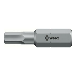 Wera Embout dur 1/4" DIN 3126 C6,3 Hexagonal intérieur 1,5x25mm