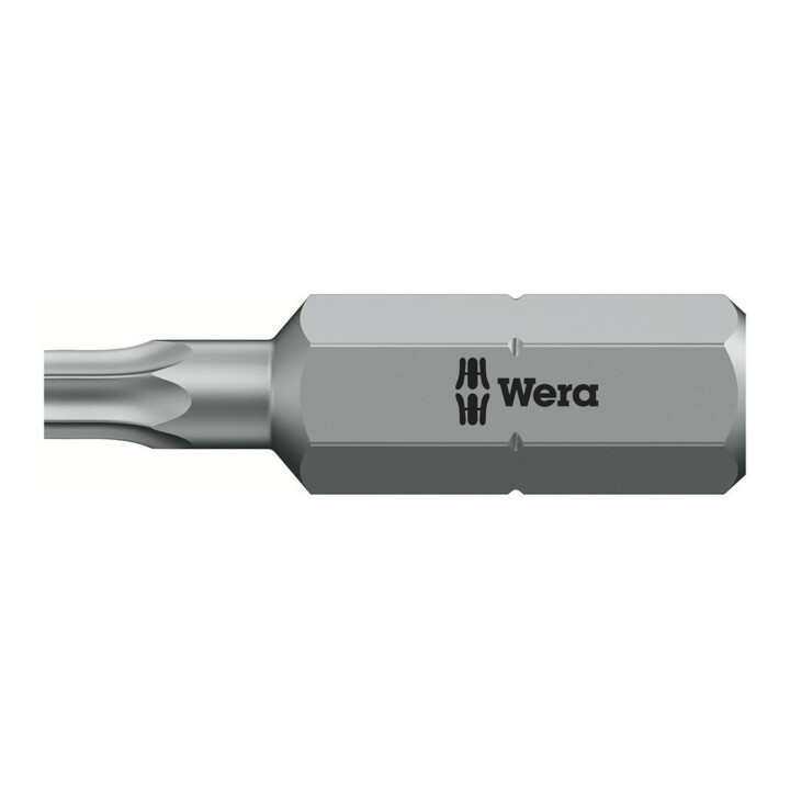 Wera Embout dur 1/4" DIN 3126 C6,3 T10x25mm avec trou