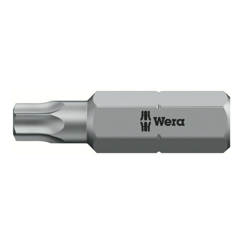 Wera Embout dur 1/4" DIN 3126 C6,3 T25x25mm avec trou