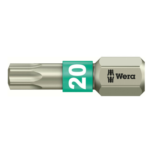 Wera Embout inox 1/4" DIN 3126 C6,3 T20x25mm