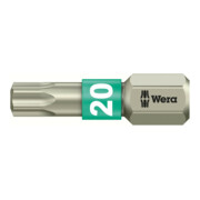 Wera Embout inox 1/4" DIN 3126 C6,3 T20x25mm