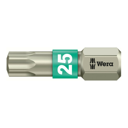 Wera Embout inox 1/4" DIN 3126 C6,3 T25x25mm
