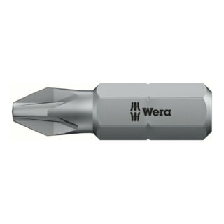 WERA Embout Pozidriv, 1/4″ 1/25 mm