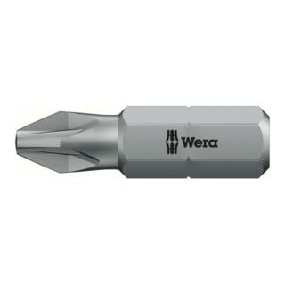 WERA Embout Pozidriv, 1/4″ 2/25 mm