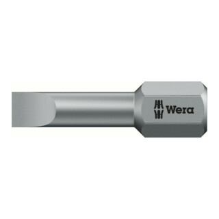 Wera Embout Torsion 1/4" DIN 3126 C6,3 Fente 8x1,6x25mm