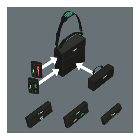 WERA Gereedschapsdrager Wera2go 1, Type: 1