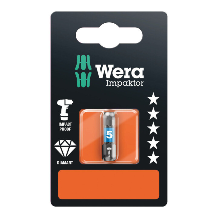 Wera Innensechskant Bits Impa 840/1 IMP DC Hex-Plus SW