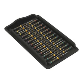 WERA Jeux de tournevis pour l'électronique Kraftform Micro, ESD, Nombre de tournevis : 25