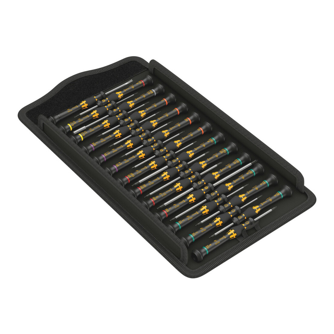 WERA Jeux de tournevis pour l'électronique Kraftform Micro, ESD, Nombre de tournevis : 25