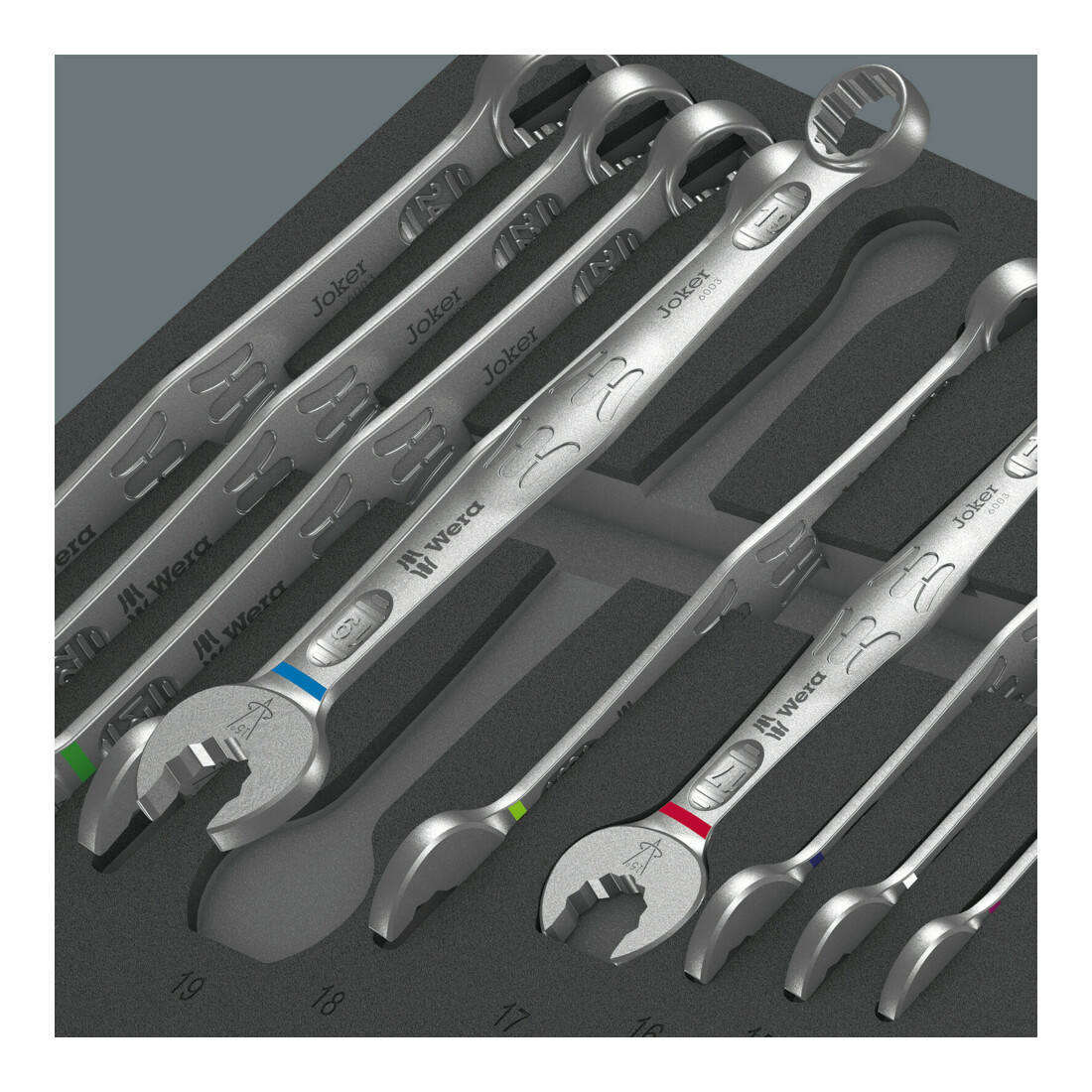 Wera Joker Set 1 9731, in termoformato in spugna 6003