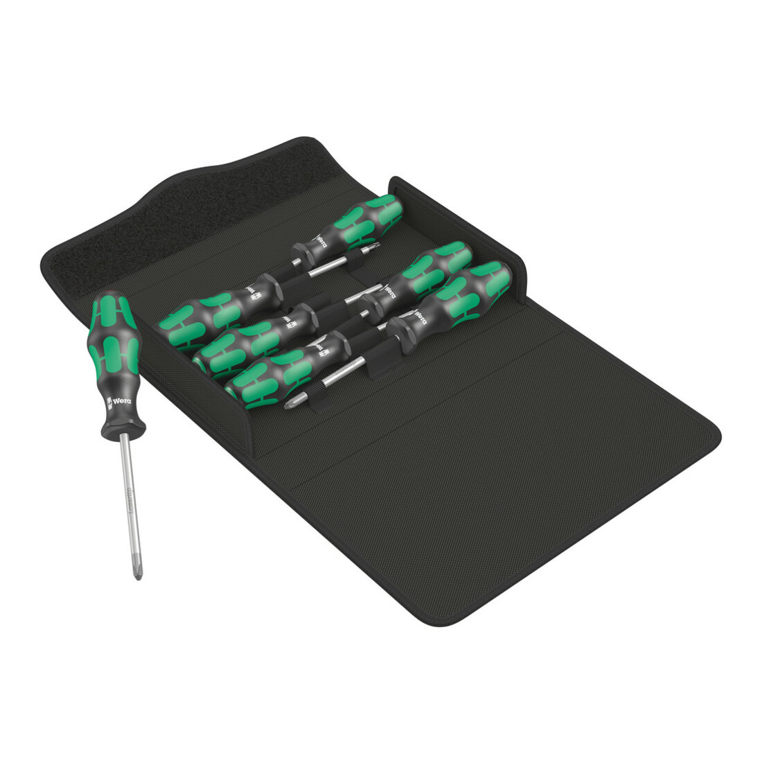 Wera Kraftform 300/7 Set 1 Schraubendrehersatz Kraftform Plus, 7-teilig