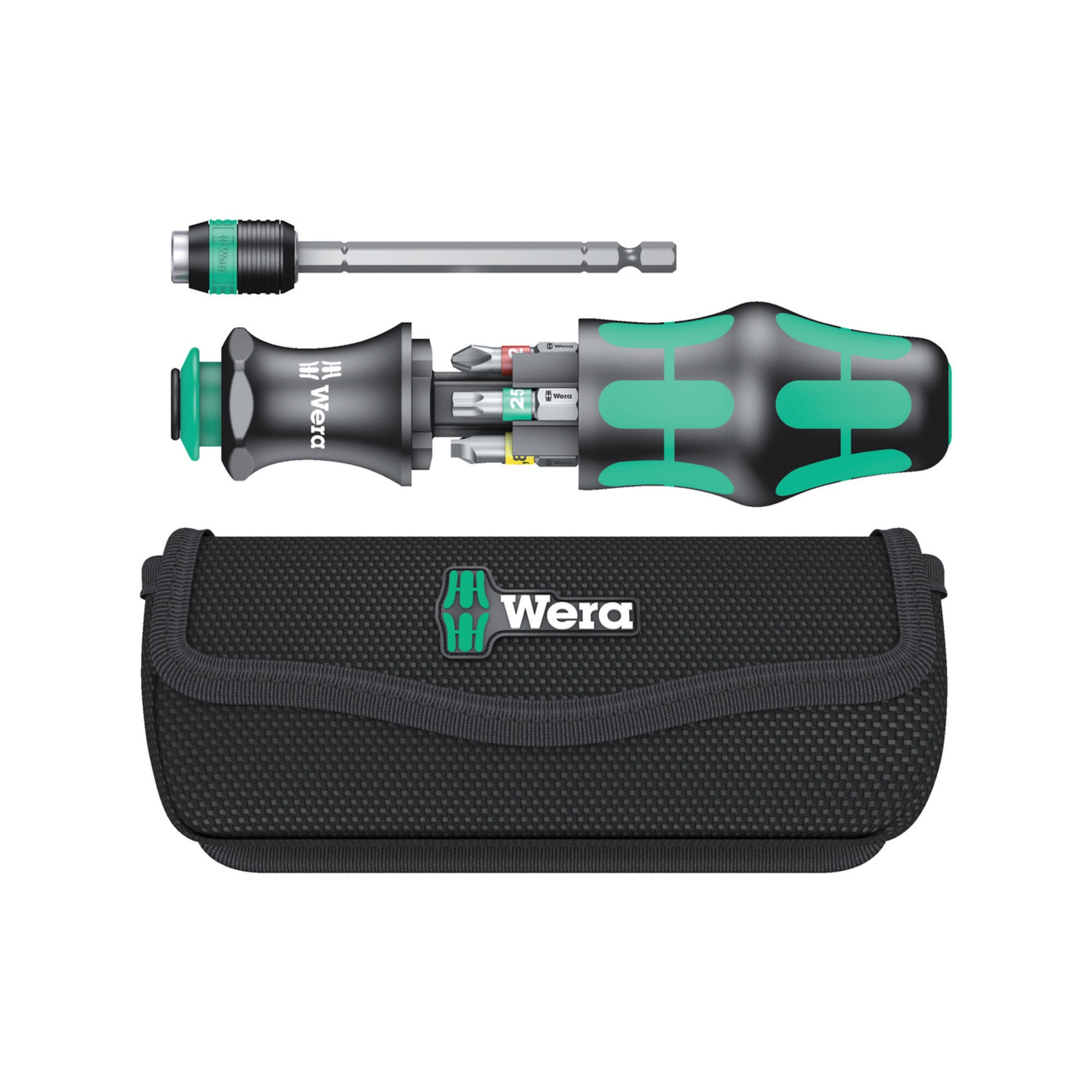 Wera Kraftform Kompakt 20 Tool Finder 1 mit Tasche, 7-teilig