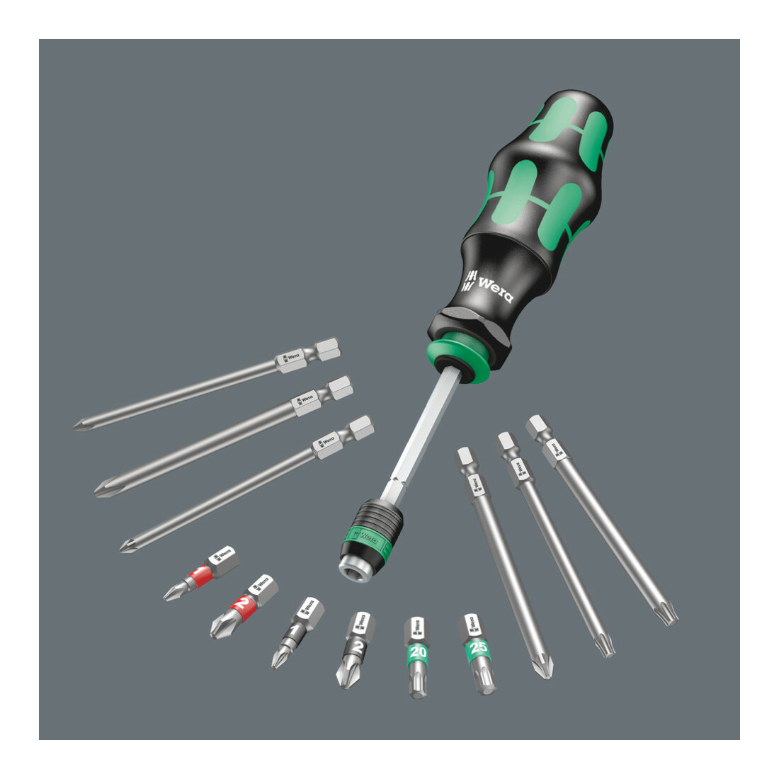 Wera Kraftform Kompakt 20 Tool Finder 2 met etui
