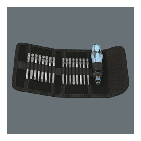 Wera Kraftform Kompakt 60, Edelstahl, 17-teilig