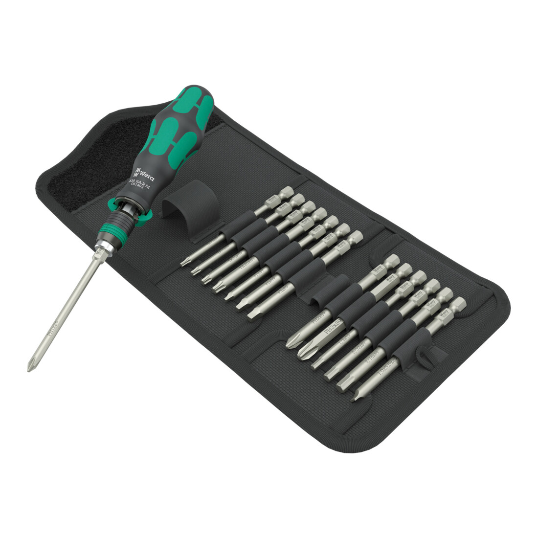 Wera Kraftform Kompakt 838 RA-R M Imperial Set 1, 15pz.