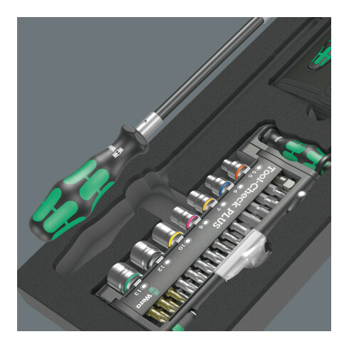 Wera Kraftform Kompakt e Tool-Check PLUS Set 1 9750, in termoformato in spugna
