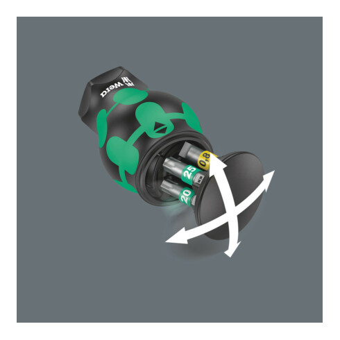 Wera Kraftform Kompakt Stubby Magazin 1, 6-teilig