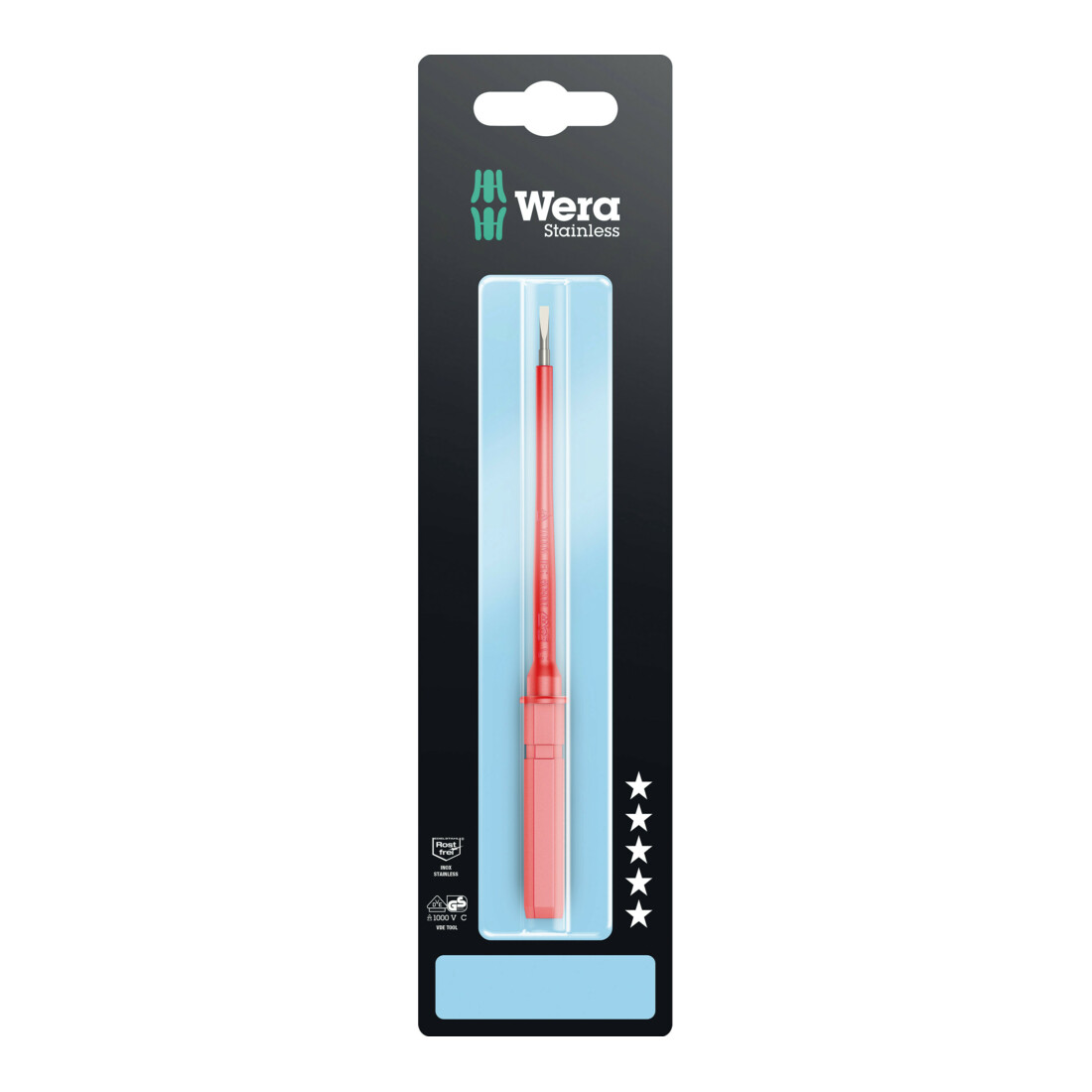 Wera Kraftform Kompakt VDE 3060 i SB, acciaio inox