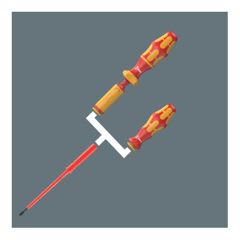 Wera Kraftform Kompakt VDE 67 i TORX®, Länge 154 mm