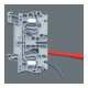 Wera Kraftform Kompakt VDE 68 iS, isolierte Klinge für Innenvierkant-Schrauben (mit integrierter Schutzisolation) Abtriebsgröße # 1-4