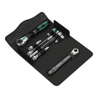 Wera Kraftform Kompakt Zyklop MS1 Metal/Speed 1/4'', 8-teilig