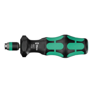 WERA Kraftform-schroevendraaierhouder Turbo voor 1/4 inch bits C 6,3 en E 6,3 met snelwisselhouder, Zeskantopname: 6,3