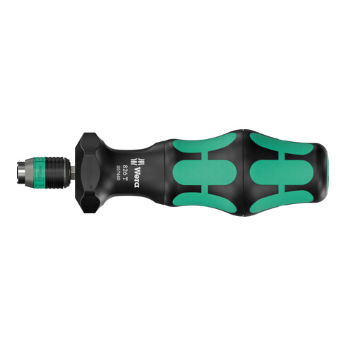 WERA Kraftform-schroevendraaierhouder Turbo voor 1/4 inch bits C 6,3 en E 6,3 met snelwisselhouder, Zeskantopname: 6,3