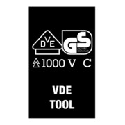 WERA Kraftformheft VDE einzeln, Typ: 1-5