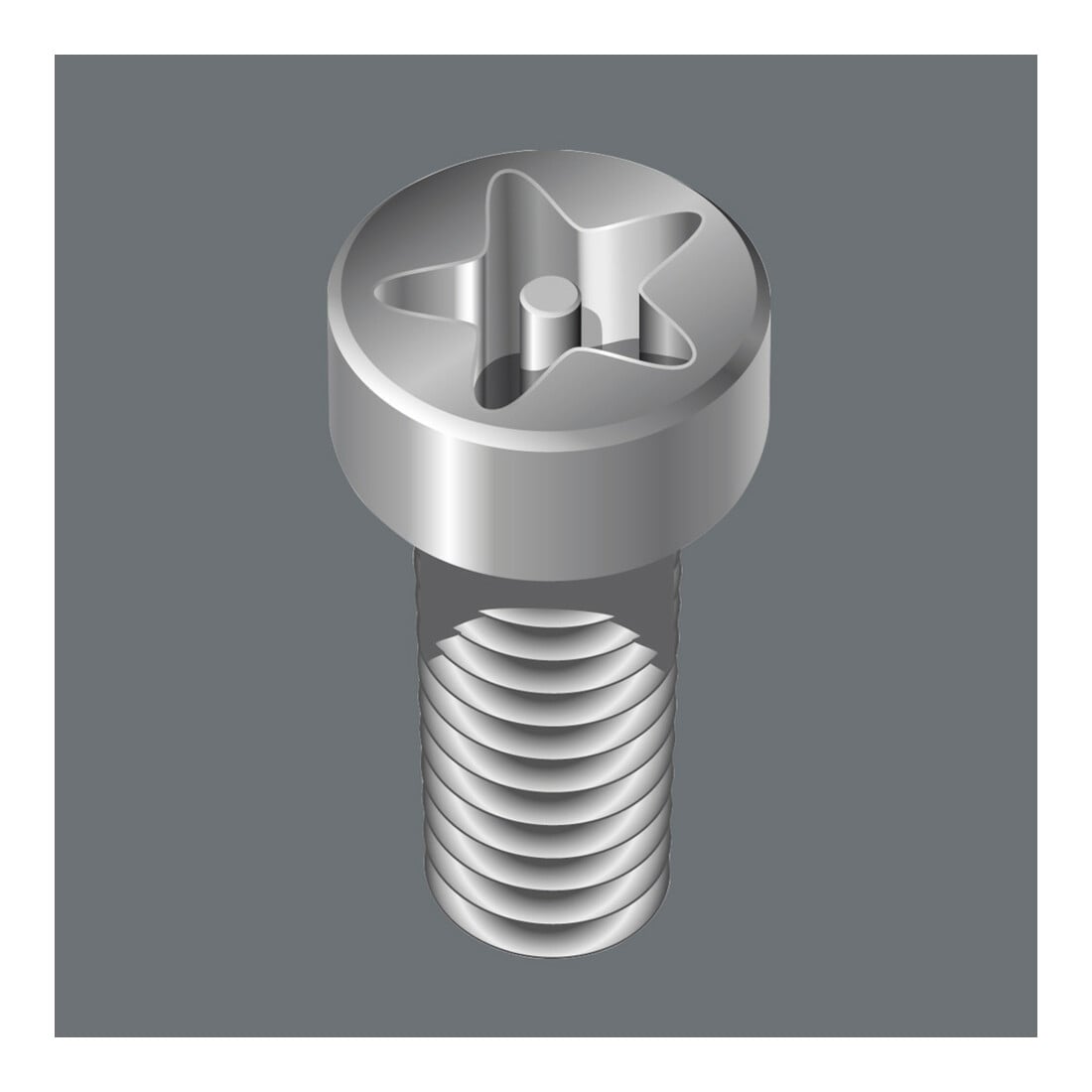 Wera Bit per viti TX 867/4 IPR con foro