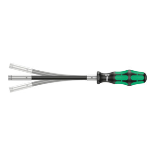 Wera Portabit manuale 393 S extra sottile con codolo flessibile, 1/4" x173,5mm