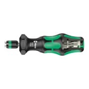 Wera Portabit manuale turbo 826 T Kraftform con mandrino a cambio rapido Rapidaptor, 1/4"x146mm