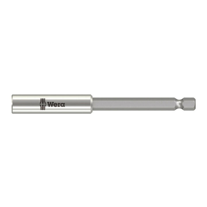 Wera Porte-embouts avec anneau de retenue 100 mm, manchon en acier inoxydable, magnétique
