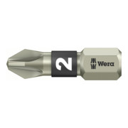 Wera Pozidriv Bit, L25 mm, entraînement 1/4", acier inoxydable