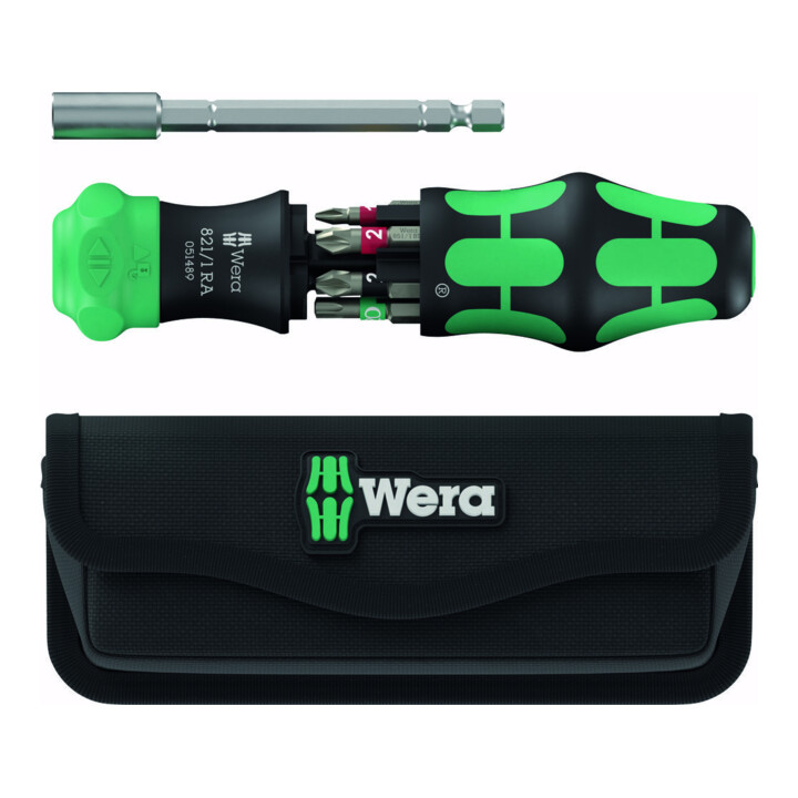 Wera Ratels-magazijnhouder KK 28 RA-R 6-delig in tas Toolfinder