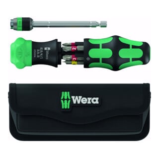Wera Ratschen-Magazinhalter KK 25 RA-R Toolfinder 6-teilig in Tasche
