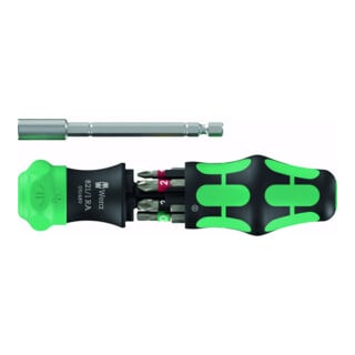 Wera Ratschen-Magazinhalter KK 28 RA-R 6-teilig in Tasche Toolfinder
