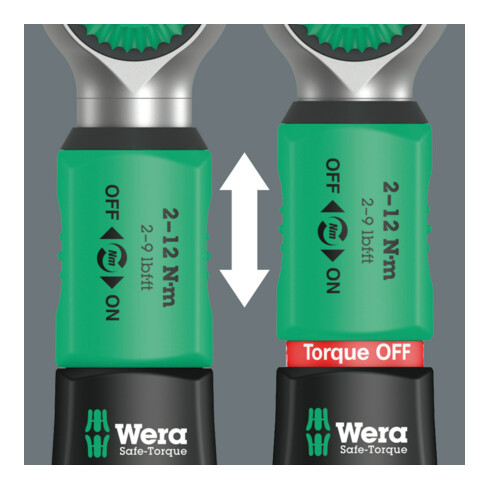 Wera Safe-Torque A 1 Set 1, 1/4" Vierkant, 2-12 Nm, 10-teilig