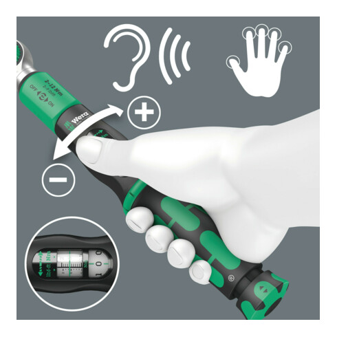 Wera Safe-Torque A 1 Set 1, 1/4" Vierkant, 2-12 Nm, 10-teilig