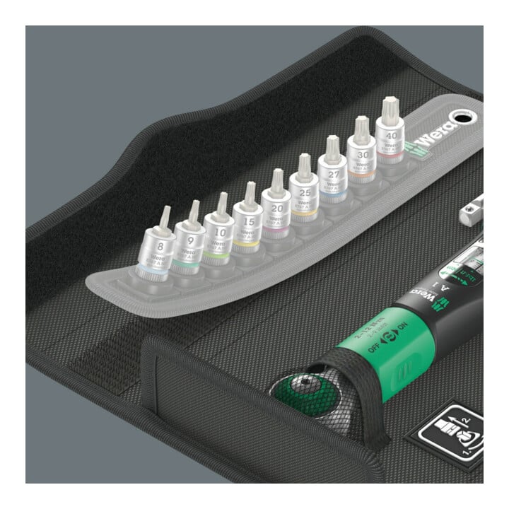 Wera Safe-Torque A 1 Set 1, 1/4" Vierkant, 2-12 Nm, 10-teilig